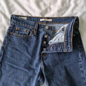 Levi's Premium Wedgie jeans 26Wx27L dark wash